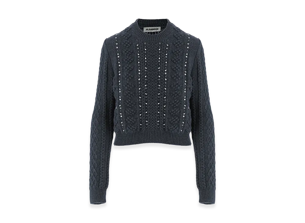 Jil Sander Women's Sweaters "Dark Gray"