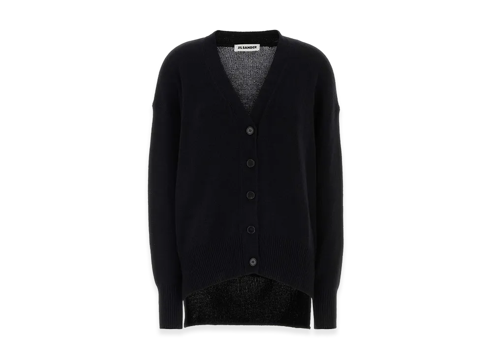 Jil Sander Women's Cashmere Oversize Cardigan "Black"