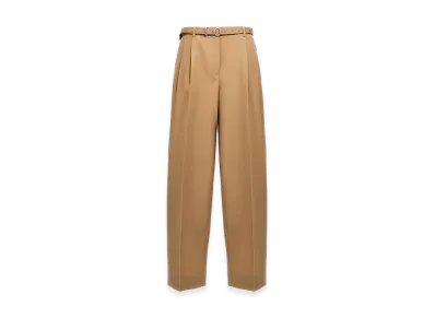 Jil Sander Women's Gabardine Belt Pants "Beige"