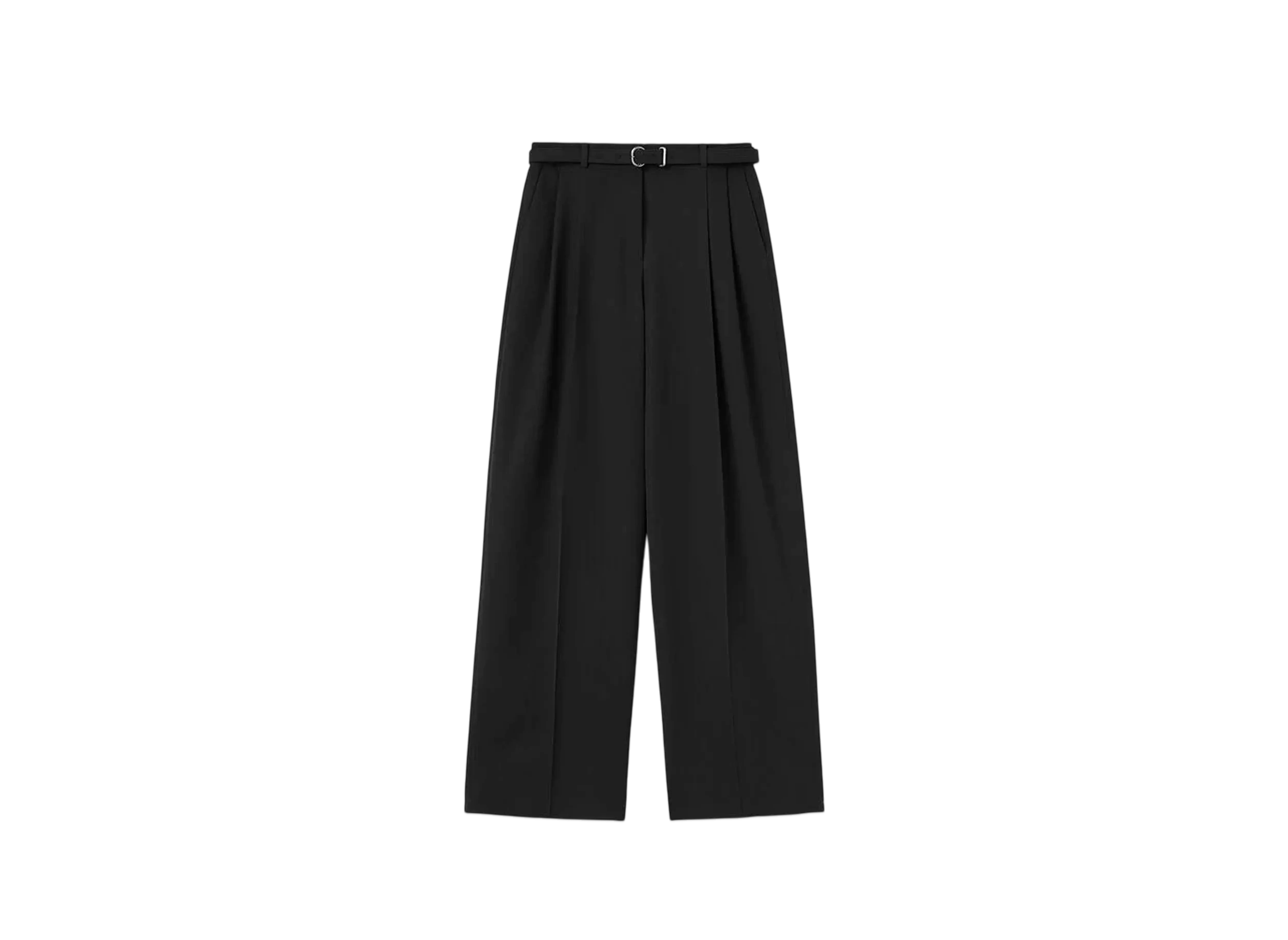 Jil Sander Women's Belted Trousers "Black"