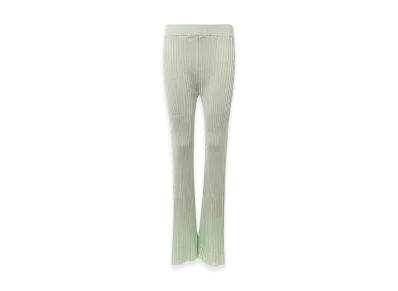 Jil Sander Women's Ribbed Viscose Trouser "Green"