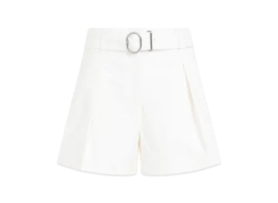 Jil Sander Women's Mid Waist Shorts "White"