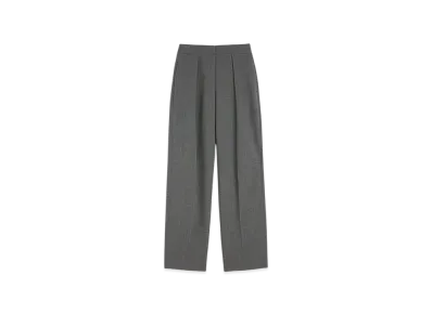 Jil Sander Wool Canvas Tailored Trousers "Volcanic Glass"