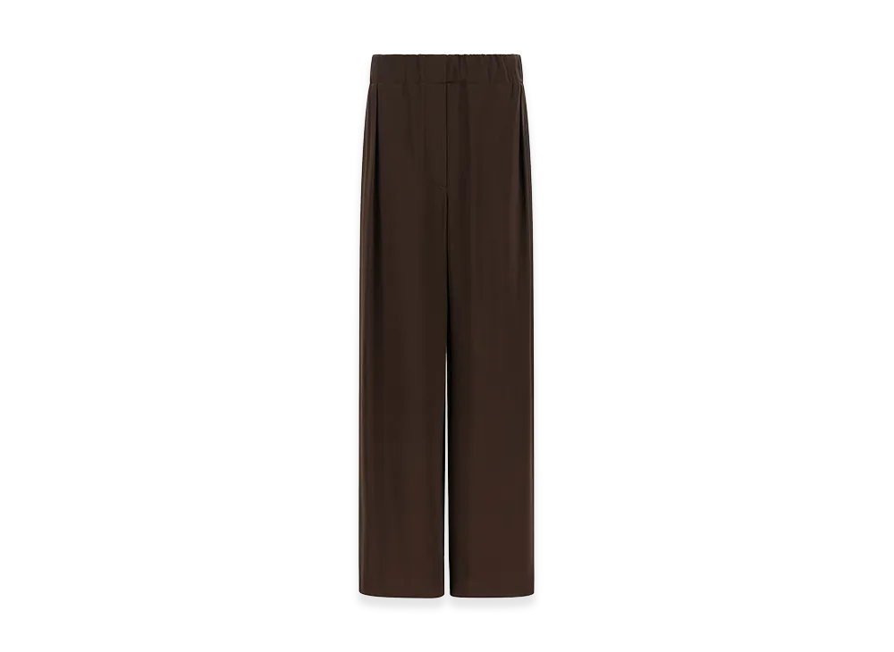 Jil Sander Women's Fluid Viscose Pants "Brown"