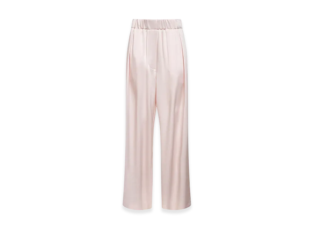 Jil Sander Women's Satin Wide Leg Trousers "Pink"