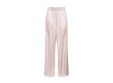Jil Sander Women's Satin Wide Leg Trousers "Pink"