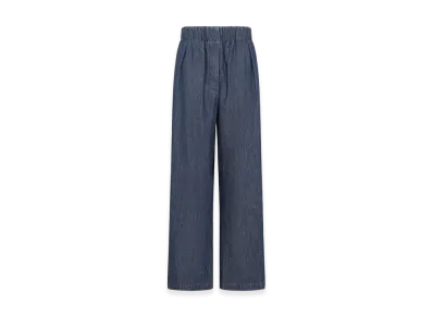 Jil Sander Women's Wide Leg Elasticated Pant "Indigo Blue"