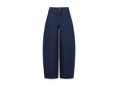 Jil Sander Women's Wide Leg Denim Pants "Blue"