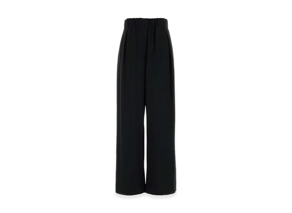 Jil Sander Women's Crepe Wide-Leg Pant "Black"