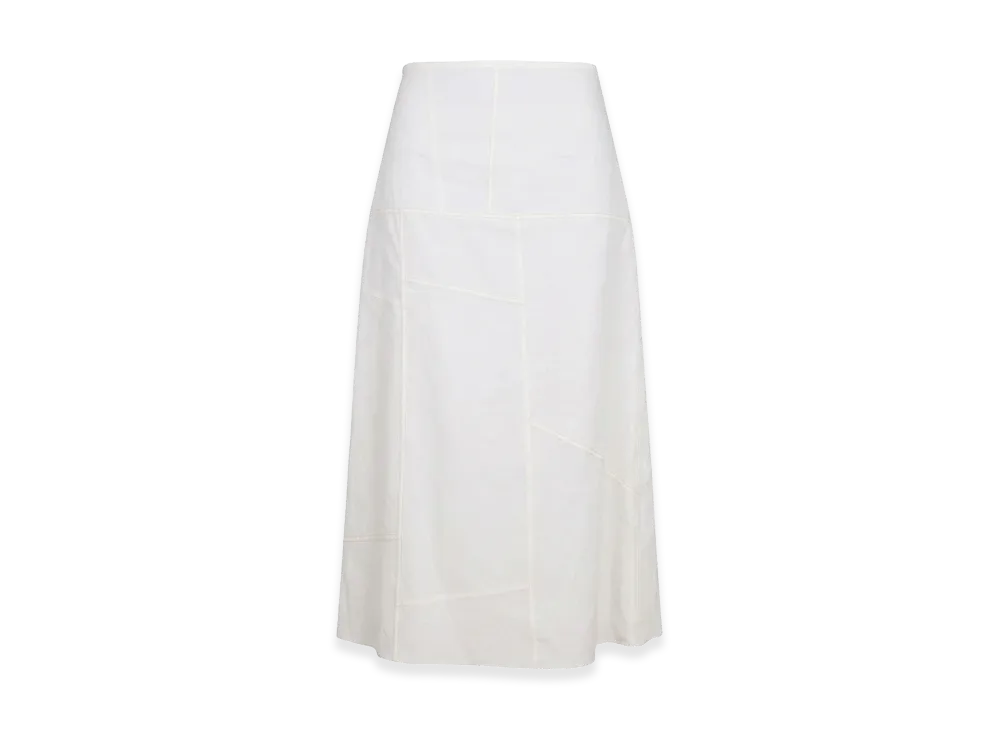 Jil Sander Women's Cotton Skirt "White"