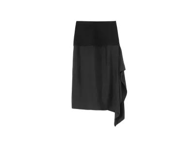 Jil Sander Women's Asymmetrical Skirt "Black"