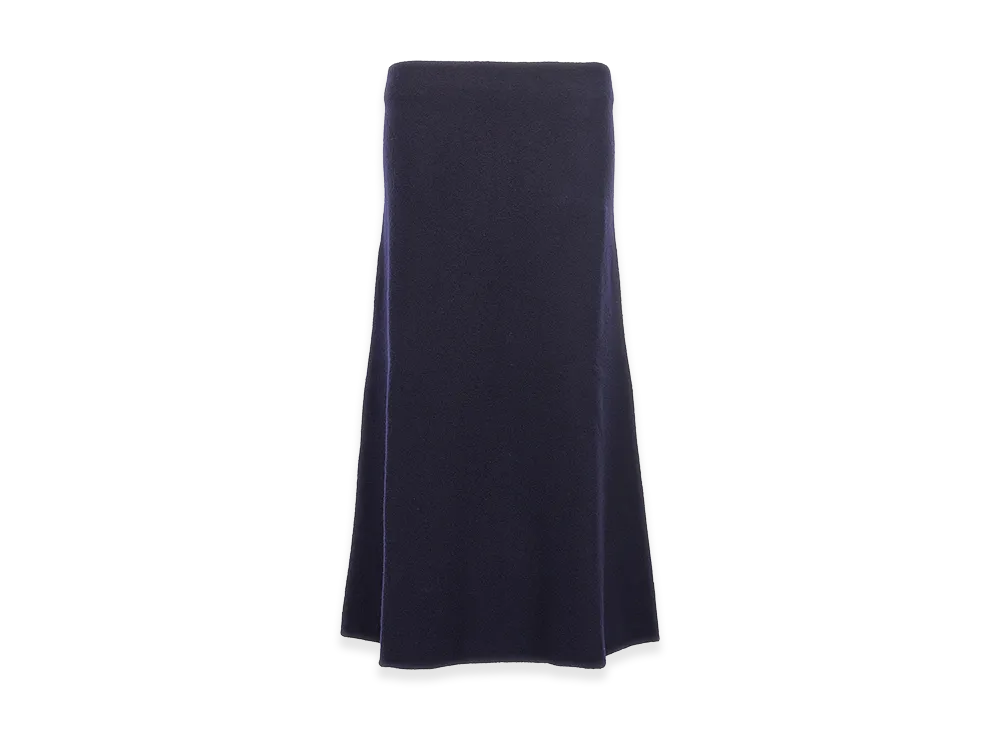 Jil Sander Women's Long Wool Skirt "Blue"