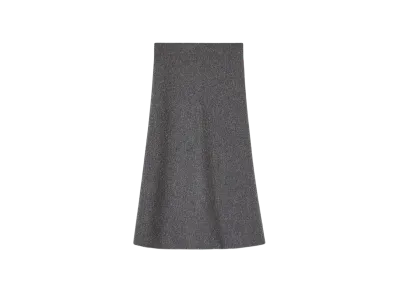 Jil Sander Women's A-Line Skirt "Ash Grey"