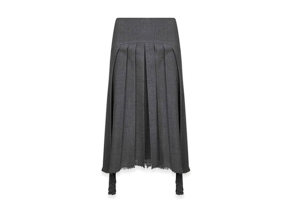 Jil Sander Women's Pleated Skirt "Gray"
