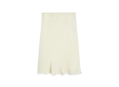 Jil Sander Envers Satin Flared Skirt "Cornsilk"