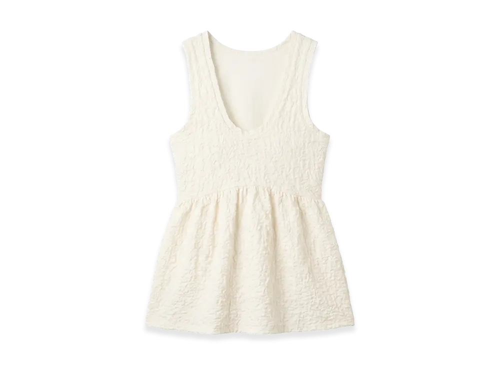 Jil Sander Women's Balloon Tank Top "White"