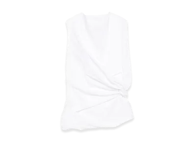 Jil Sander Women's Draped Top "White"