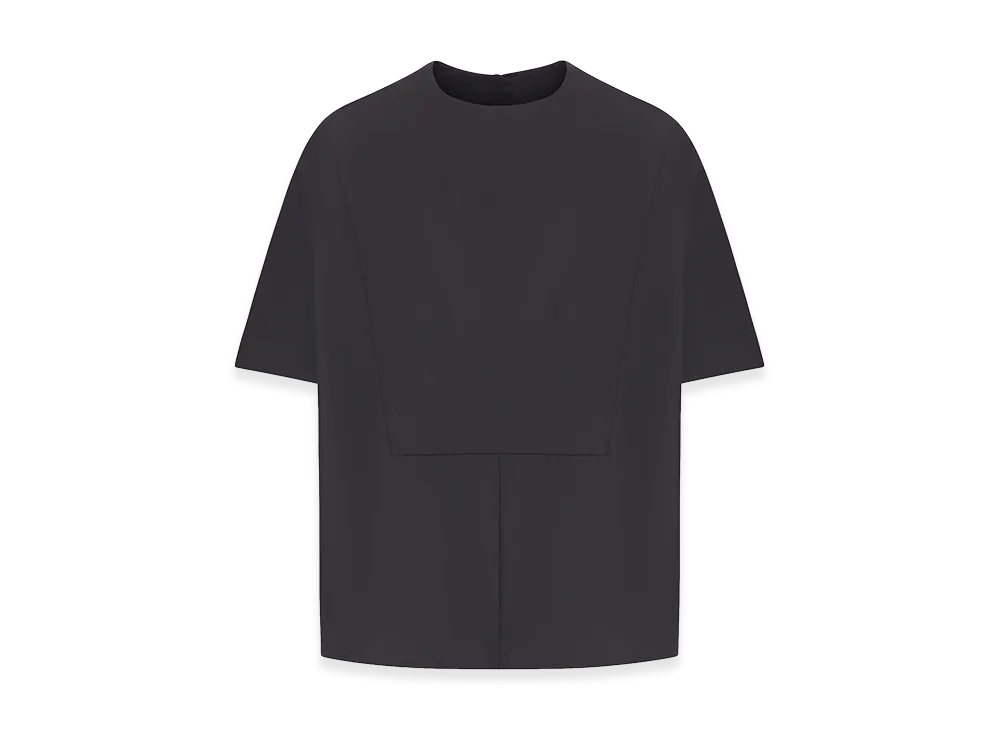Jil Sander Women's Crew Neck T-Shirt In Lightweight Cotton "Black"