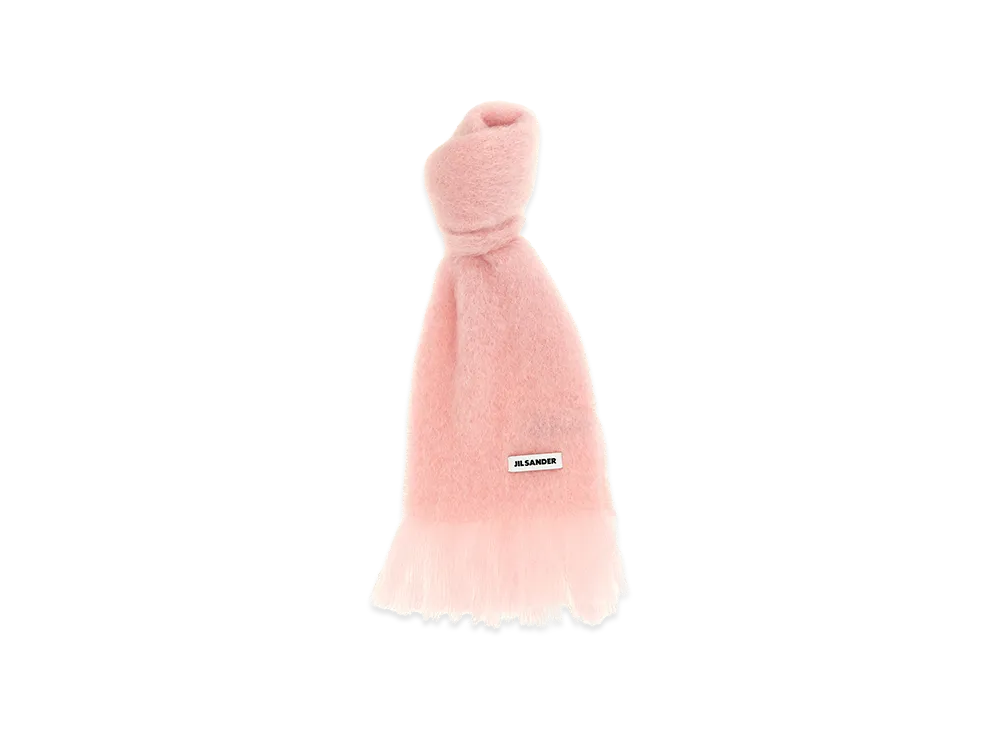Jil Sander Women's Mohair Scarf "Pink"