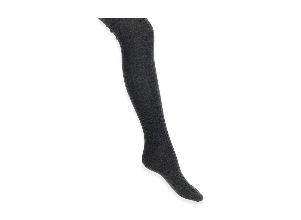 Jil Sander Women's Ribbed Tights "Gray"