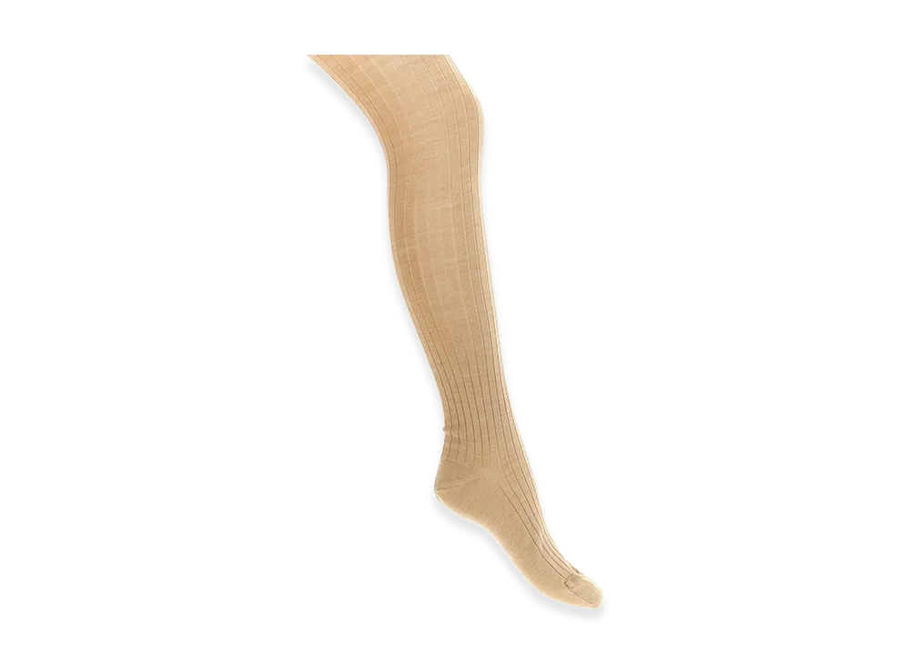 Jil Sander Women's Ribbed Tights "Beige"