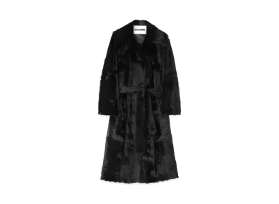 Jil Sander Women's Shearling Coat "Black"