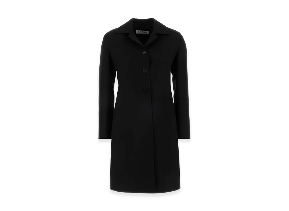 Jil Sander Women's Twill Coat "Black"