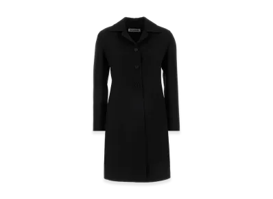 Jil Sander Women's Twill Coat "Black"
