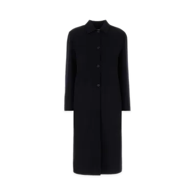 Jil Sander Cashmere Coat "Navy"