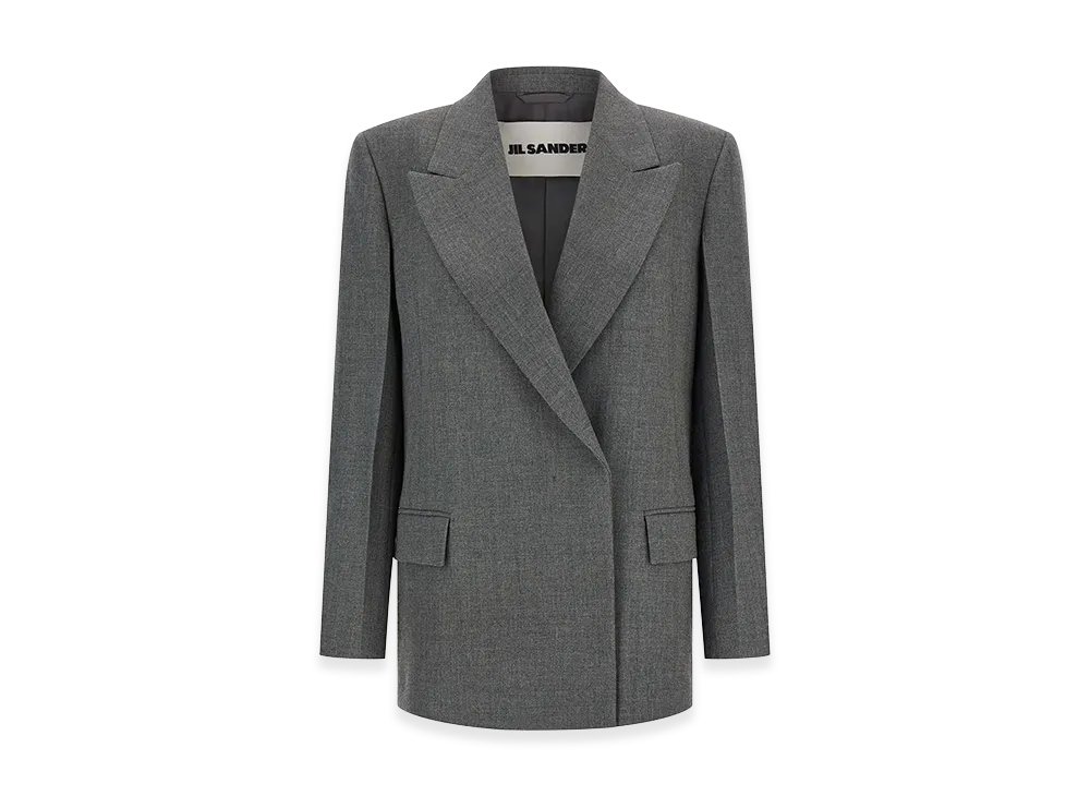 Jil Sander Women's Wool Blazer "Gray"
