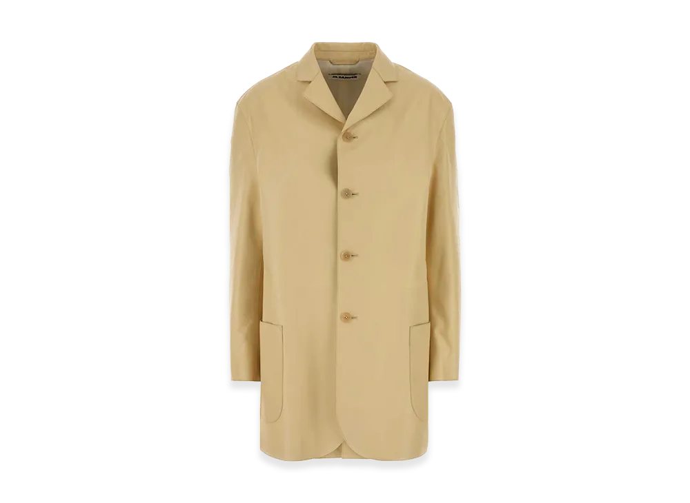 Jil Sander Women's Leather Blazer "Cream"