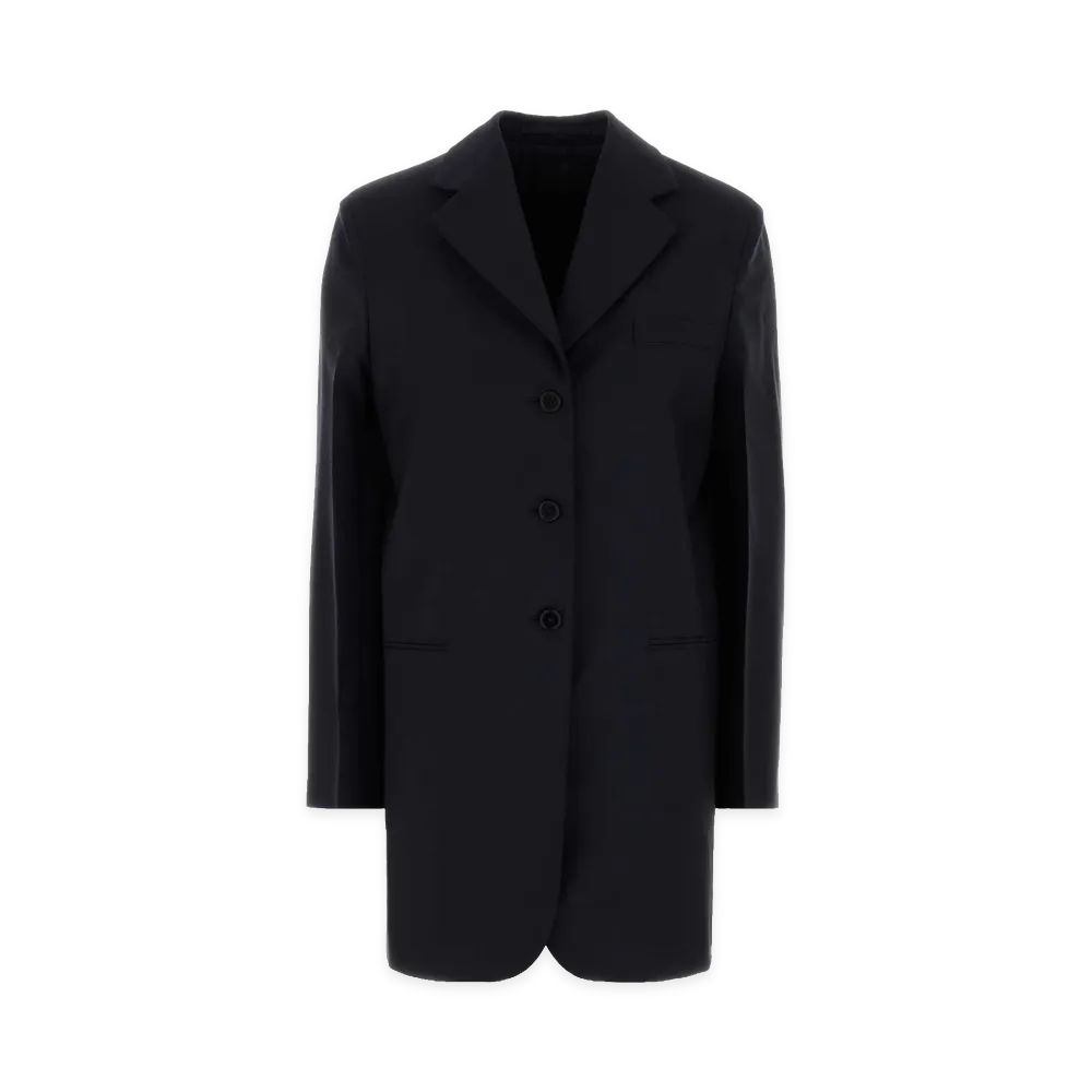 Jil Sander Wool Blend Blazer "Navy"