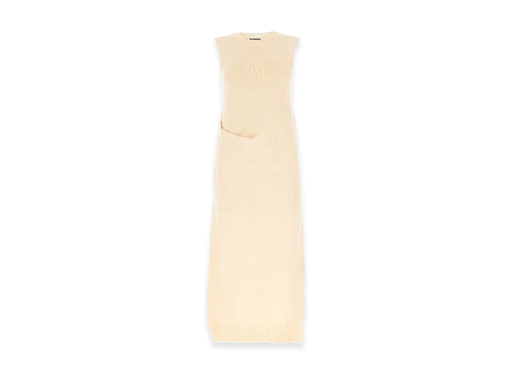 Jil Sander Women's Japanese Cotton Dress "Ivory"