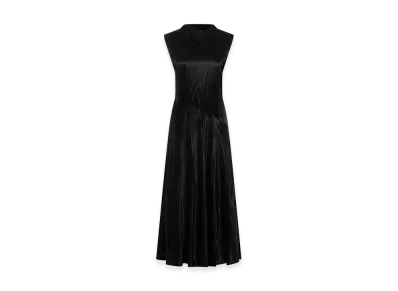 Jil Sander Women's Cupro Long Dress "Black"
