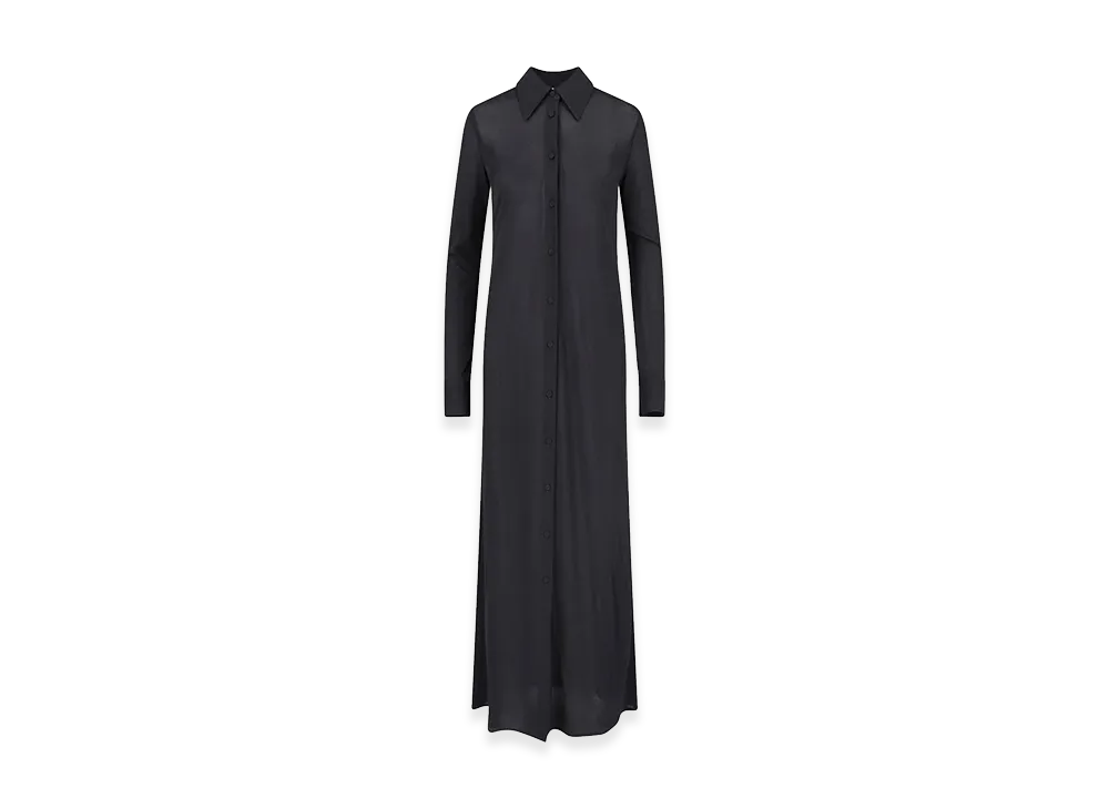 Jil Sander Women's Maxi Shirt Dress "Black"
