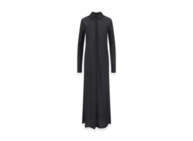 Jil Sander Women's Maxi Shirt Dress "Black"