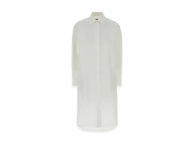 Jil Sander Women's Poplin Shirt Dress "White"