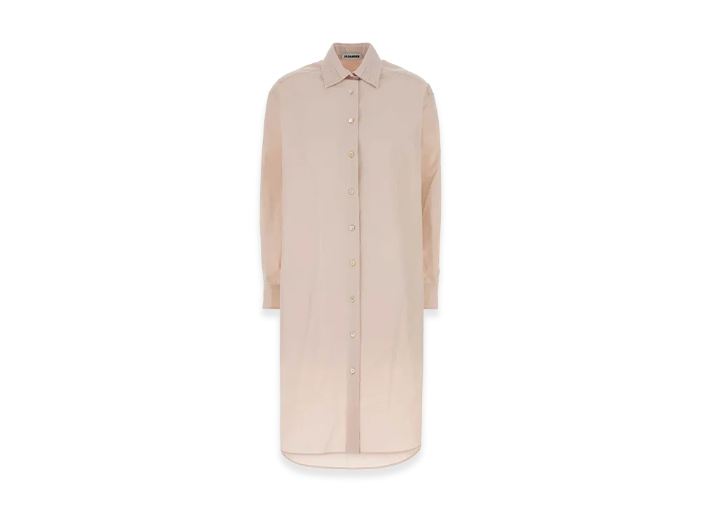 Jil Sander Women's Poplin Shirt Dress "Light Pink"