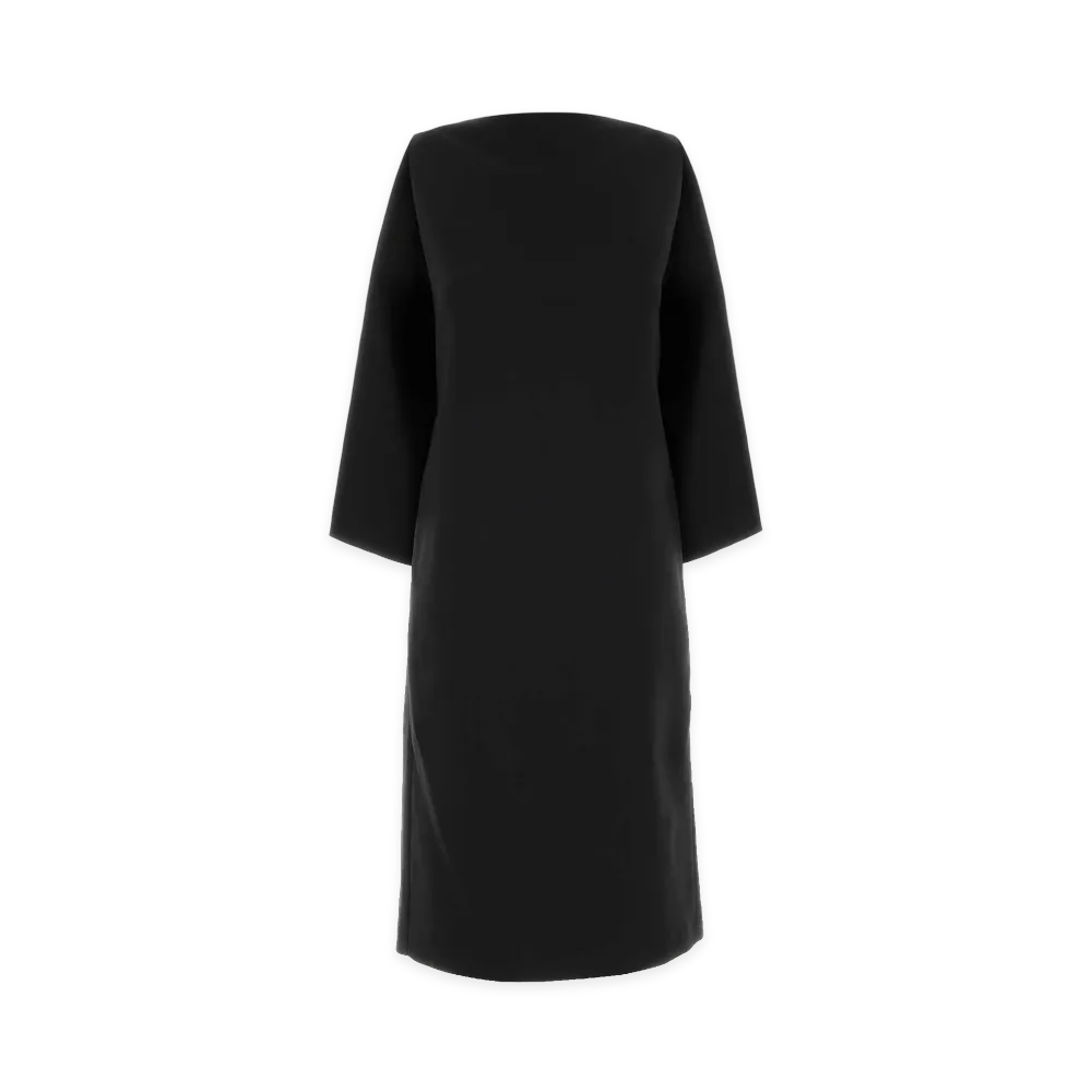 Jil Sander Silk Blend Dress "Black"
