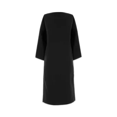 Jil Sander Silk Blend Dress "Black"