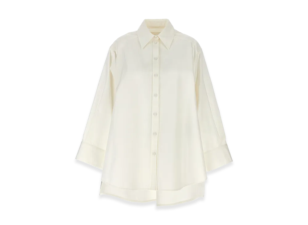 Jil Sander Women's Cut-Out Armhole Shirt "White"