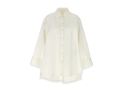 Jil Sander Women's Cut-Out Armhole Shirt "White"