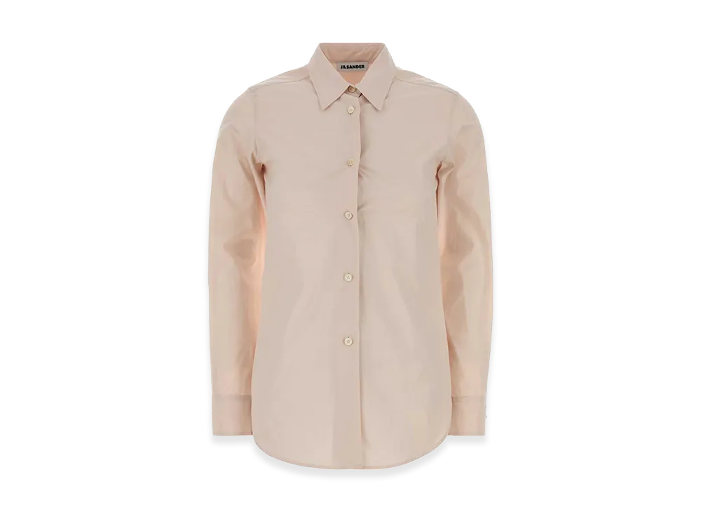 Jil Sander Women's Poplin Shirt "Light Pink"