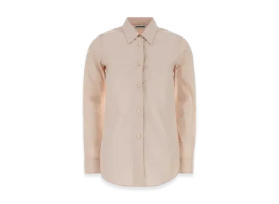 Jil Sander Women's Poplin Shirt "Light Pink"