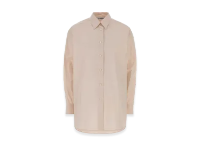 Jil Sander Women's Poplin Oversize Shirt "Light Pink"
