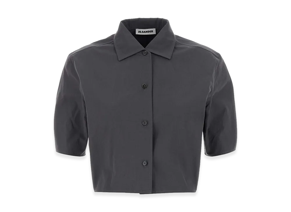 Jil Sander Women's Poplin Shirt "Dark Grey"