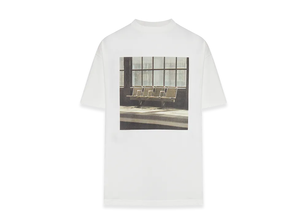 Jil Sander Women's Cotton T-Shirt With Photographic Print "Nude/Neutrals"