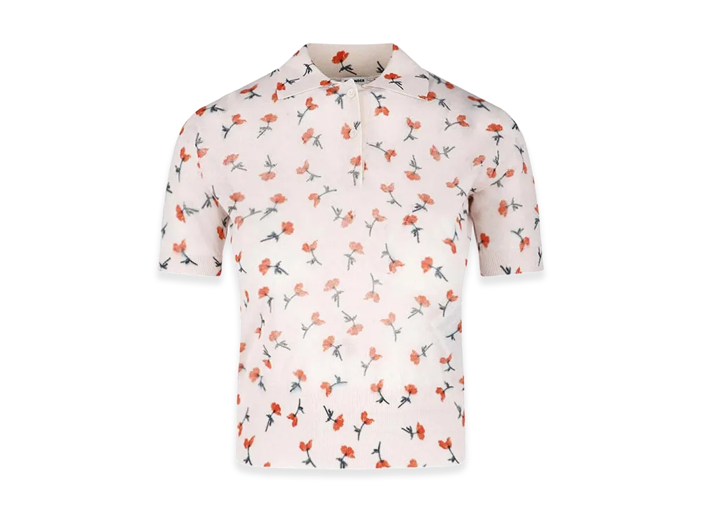 Jil Sander Women's Printed T-Shirt "Nude/Neutrals"