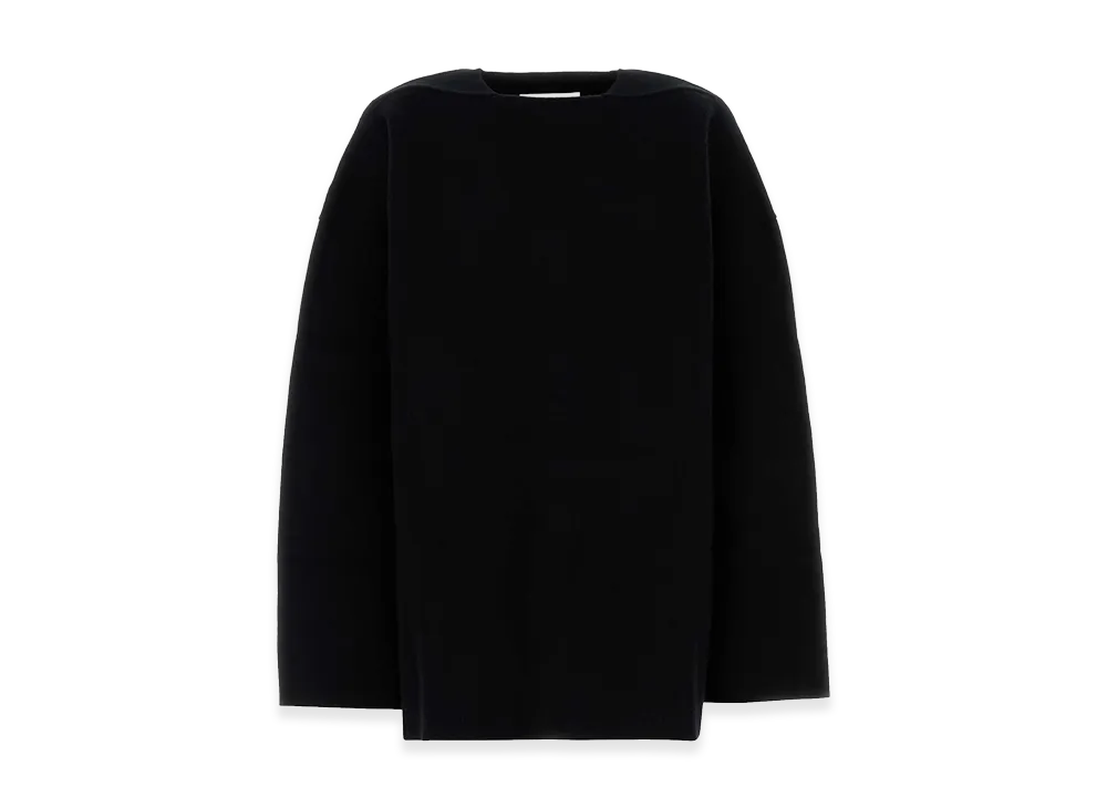 Jil Sander Women's Wool Blend Oversize Sweater "Black"