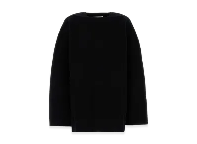 Jil Sander Women's Wool Blend Oversize Sweater "Black"